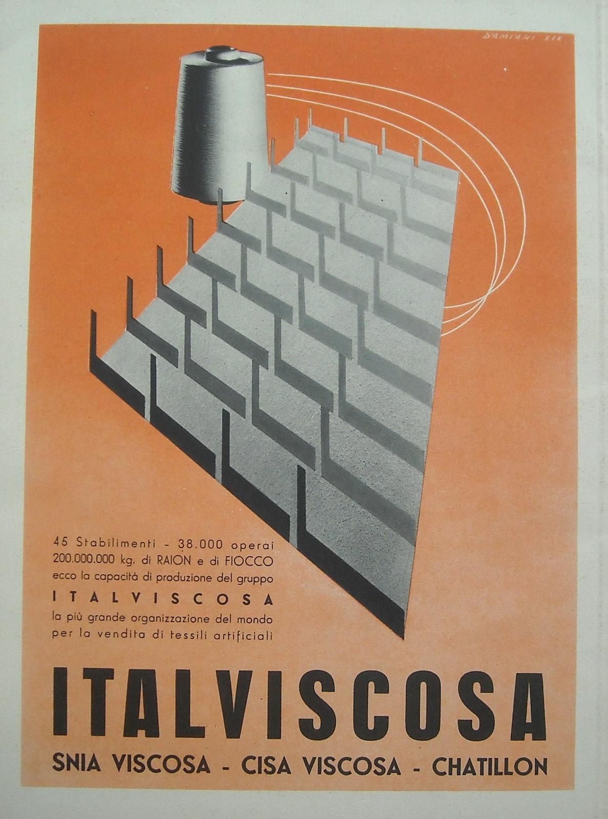 Le Fibre Tessili Artificiali Hoepli 1941 Viscosa Rajon Lazzeri