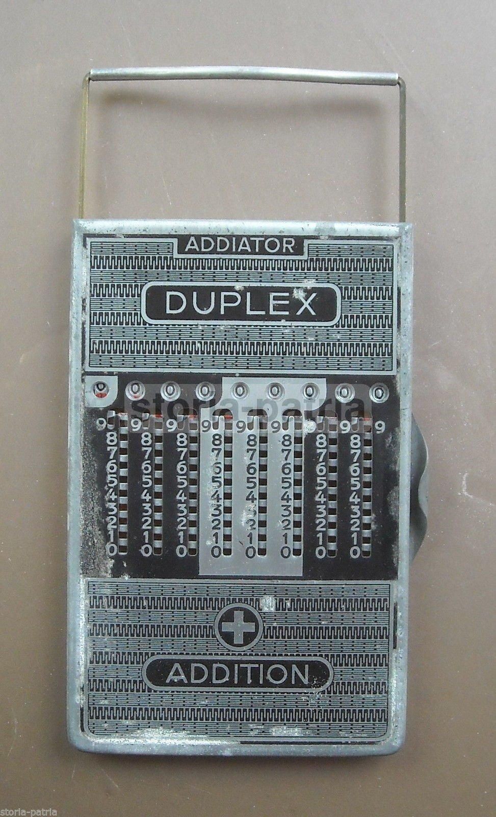 Addiator Duplex   Calcolatrice Meccanica Tascabile, Anni '30