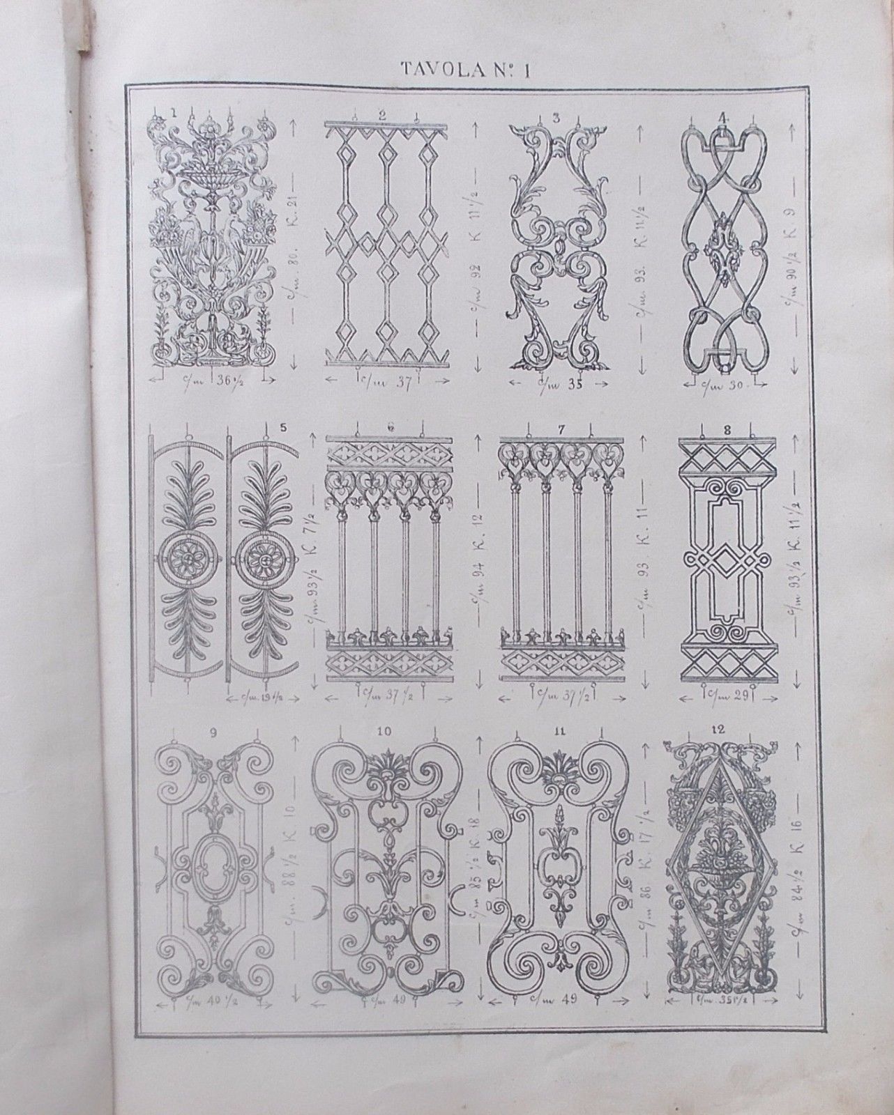 Catalogo Fonderia Arena Esposito Napoli 1896 Ferro Fusioni
