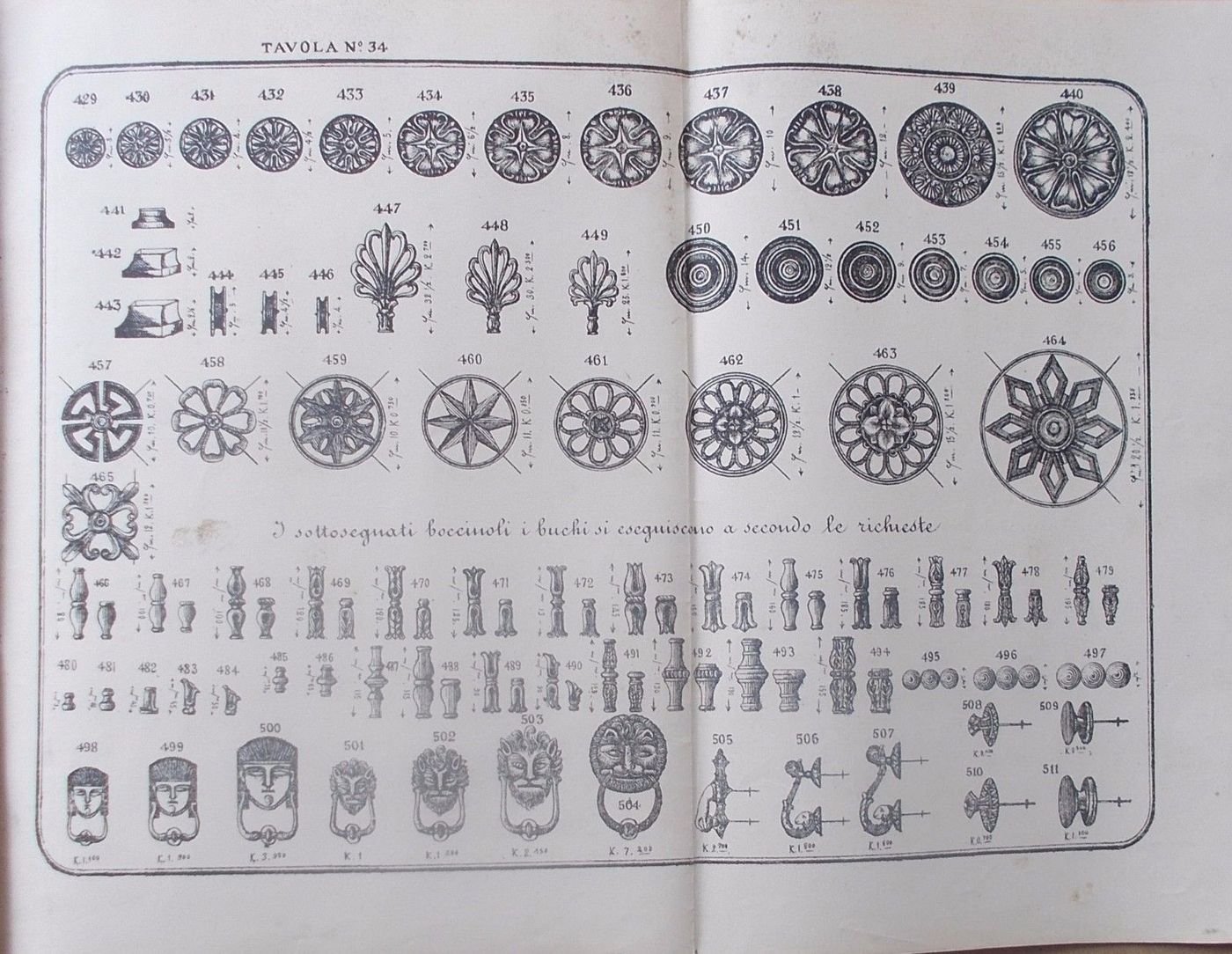 Catalogo Fonderia Arena Esposito Napoli 1896 Ferro Fusioni