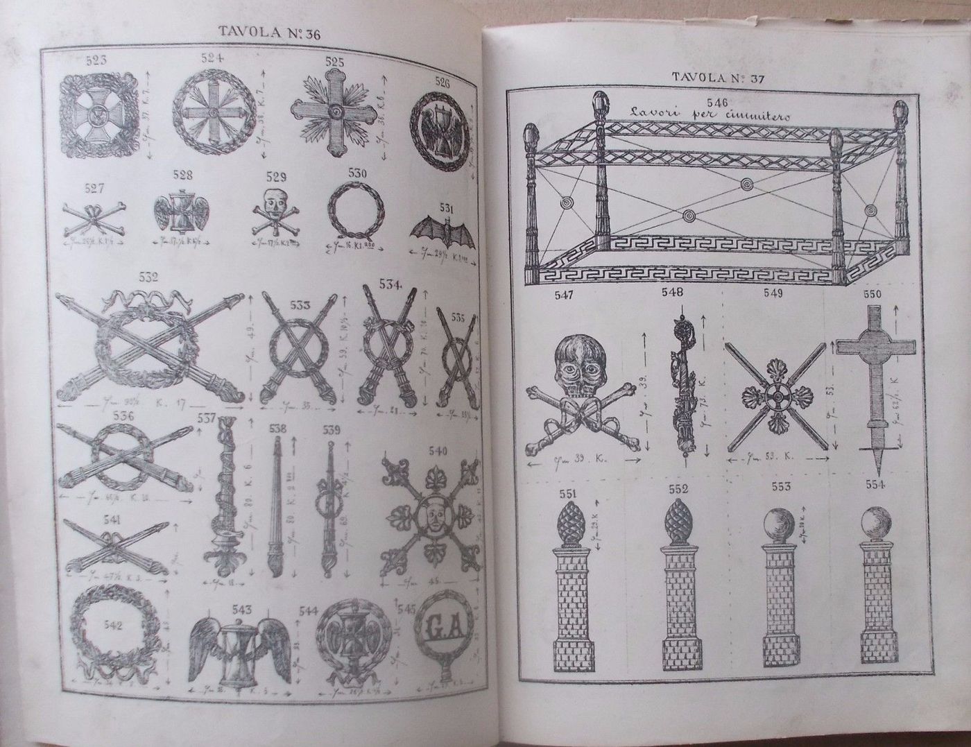 Catalogo Fonderia Arena Esposito Napoli 1896 Ferro Fusioni