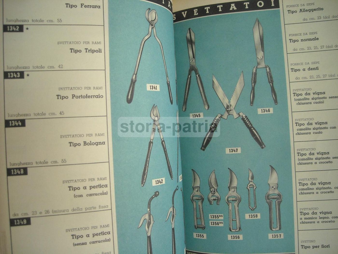 Catalogo Officine Netro Rubino 1940: Utensili In Ferro E Coltelleria