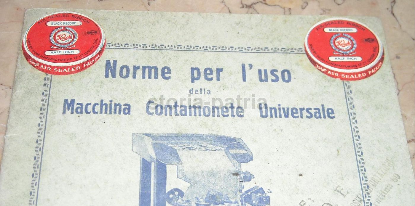 Manuale Macchina Contamonete Audion Francotyp, Milano (circa 1920)