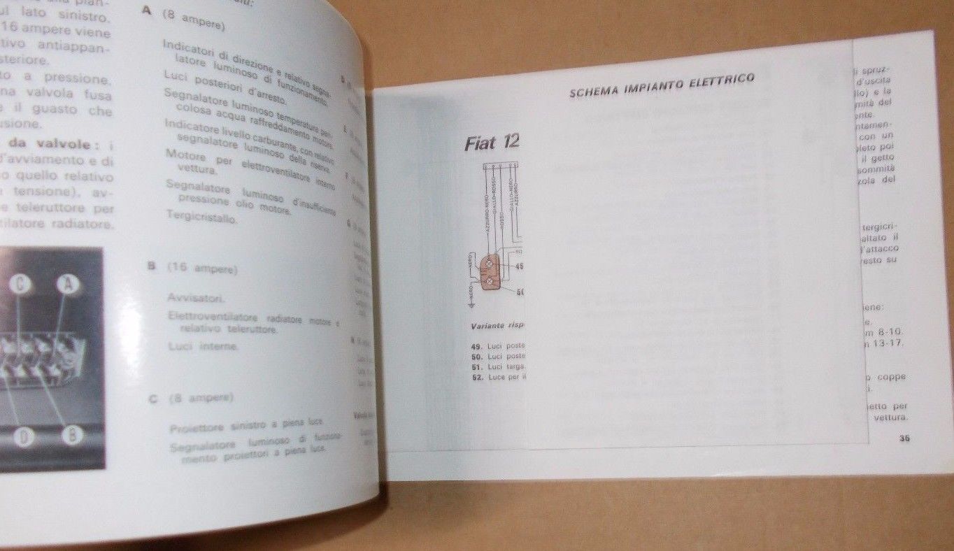 Libretto Uso E Manutenzione Fiat 128 Berlina E Famigliare 1973