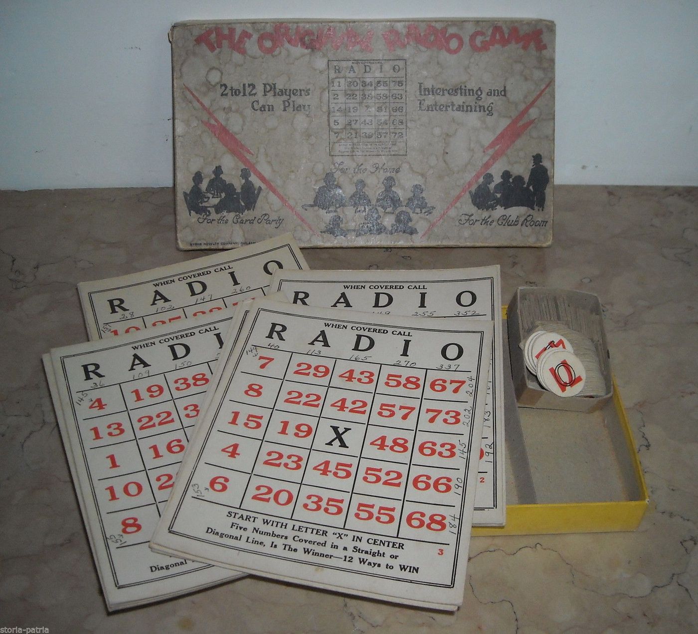 Radio Game Gioco Di Società Americano Anni '30 '40 Byrne Novelty