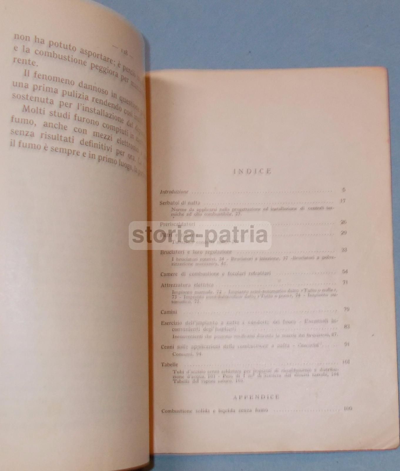 Riscaldamento A Nafta: Impianti E Installazione, Mario Tasso, 1954
