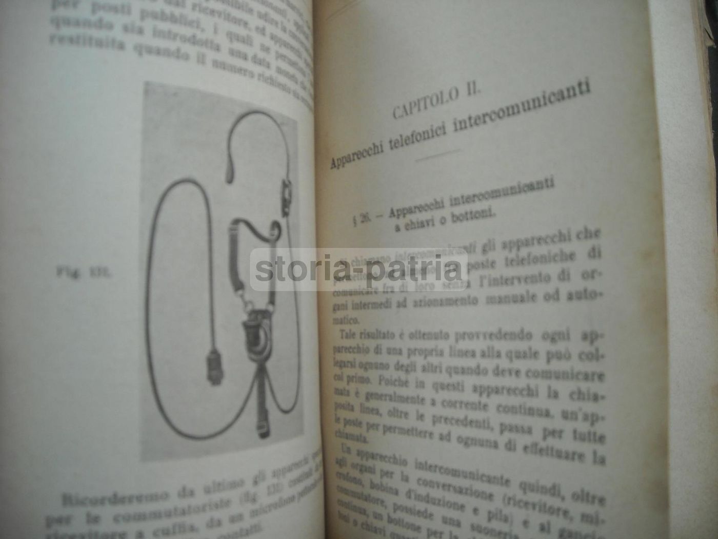 Il Telefono Di Annigoni, Ferrerio E Motta, Hoepli 1920