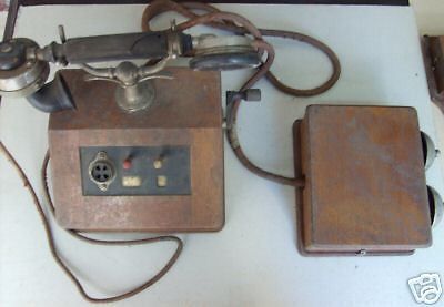 Antico Telefono Con Suonerie, Fine '800   Inizio '900