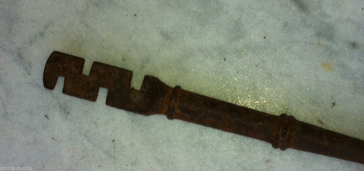 Antico Attrezzo Da Vetraio In Ferro Battuto, XIX Secolo