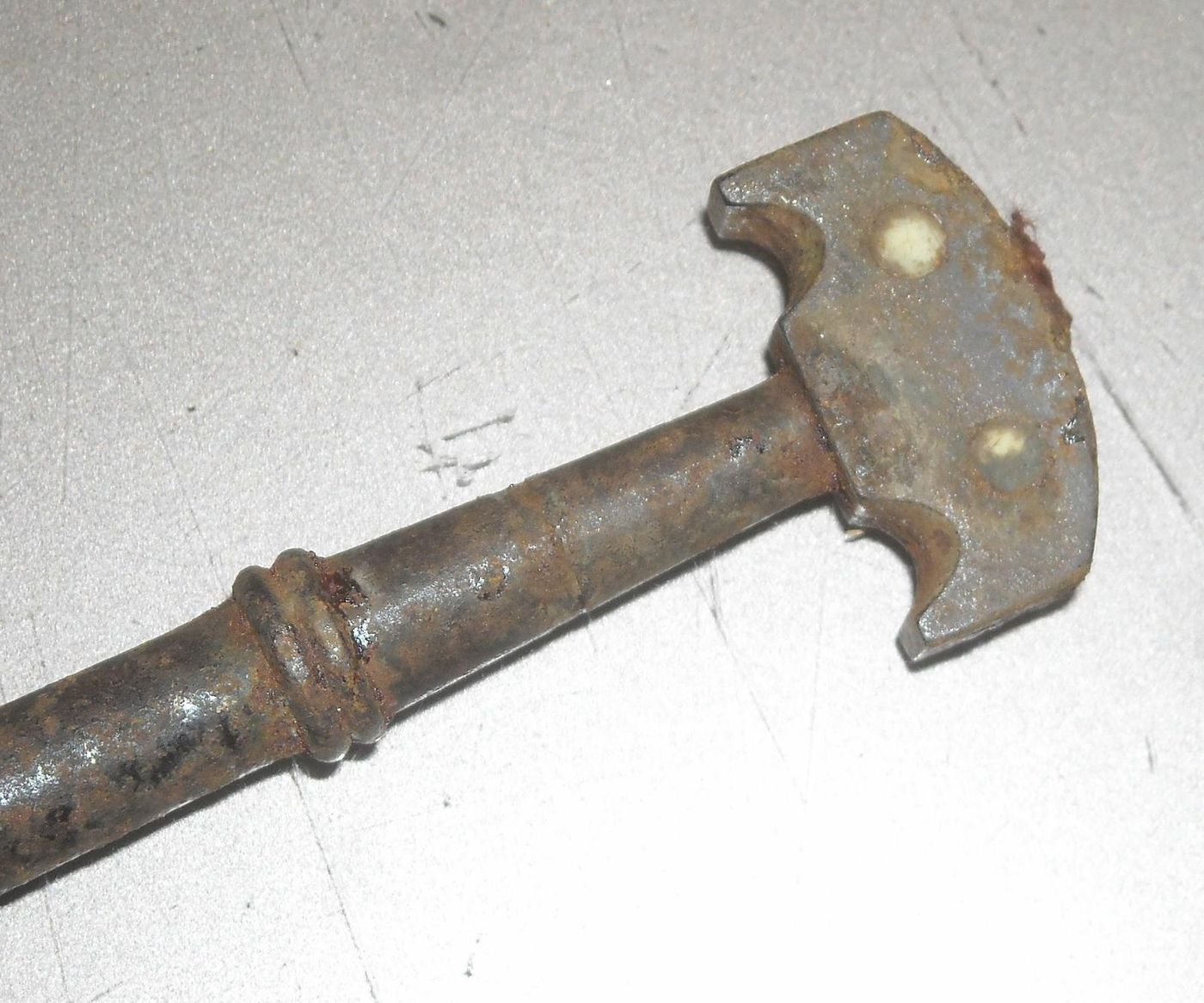 Antico Attrezzo Da Vetraio In Ferro Battuto, XIX Secolo