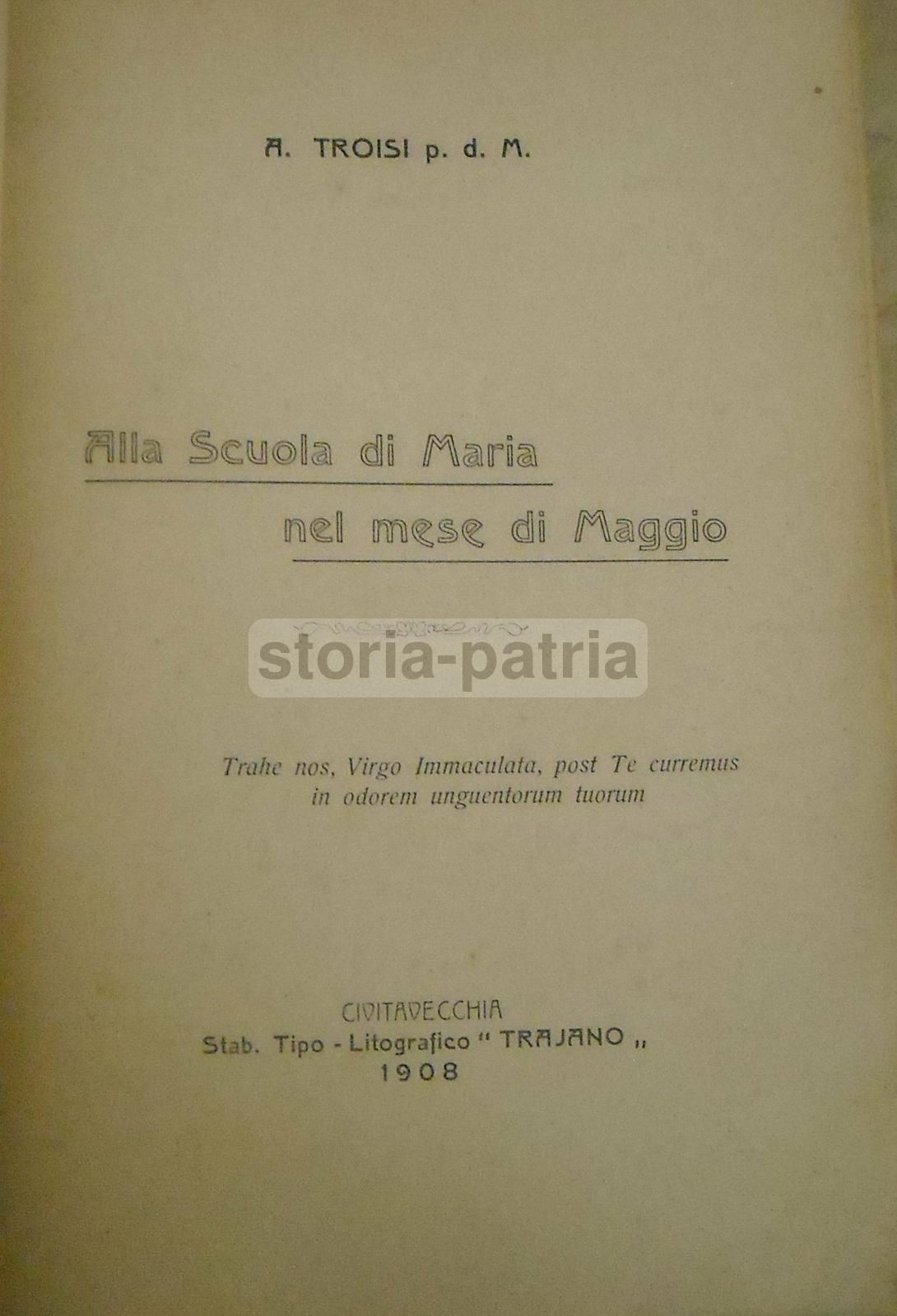 Alla Scuola Di Maria Di A. Troisi (1908)