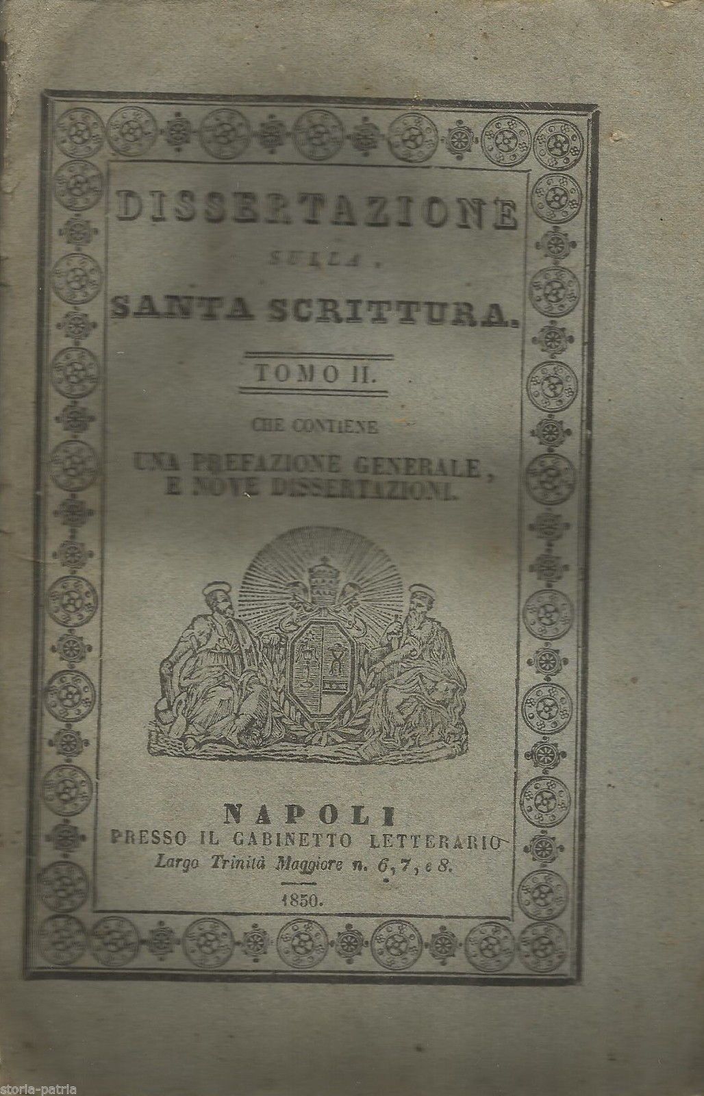 Teologia Biblica 1850: Arca Di Noè, Diluvio, Babele, Circoncisione