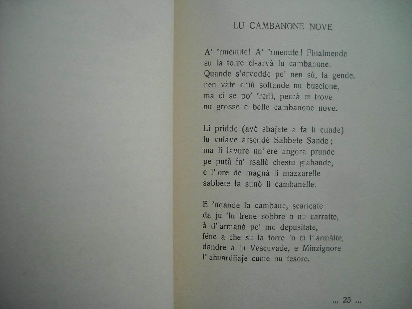 Sotte A La Torre: Poesie In Vernacolo Teramano Di Guglielmo Cameli (1934)