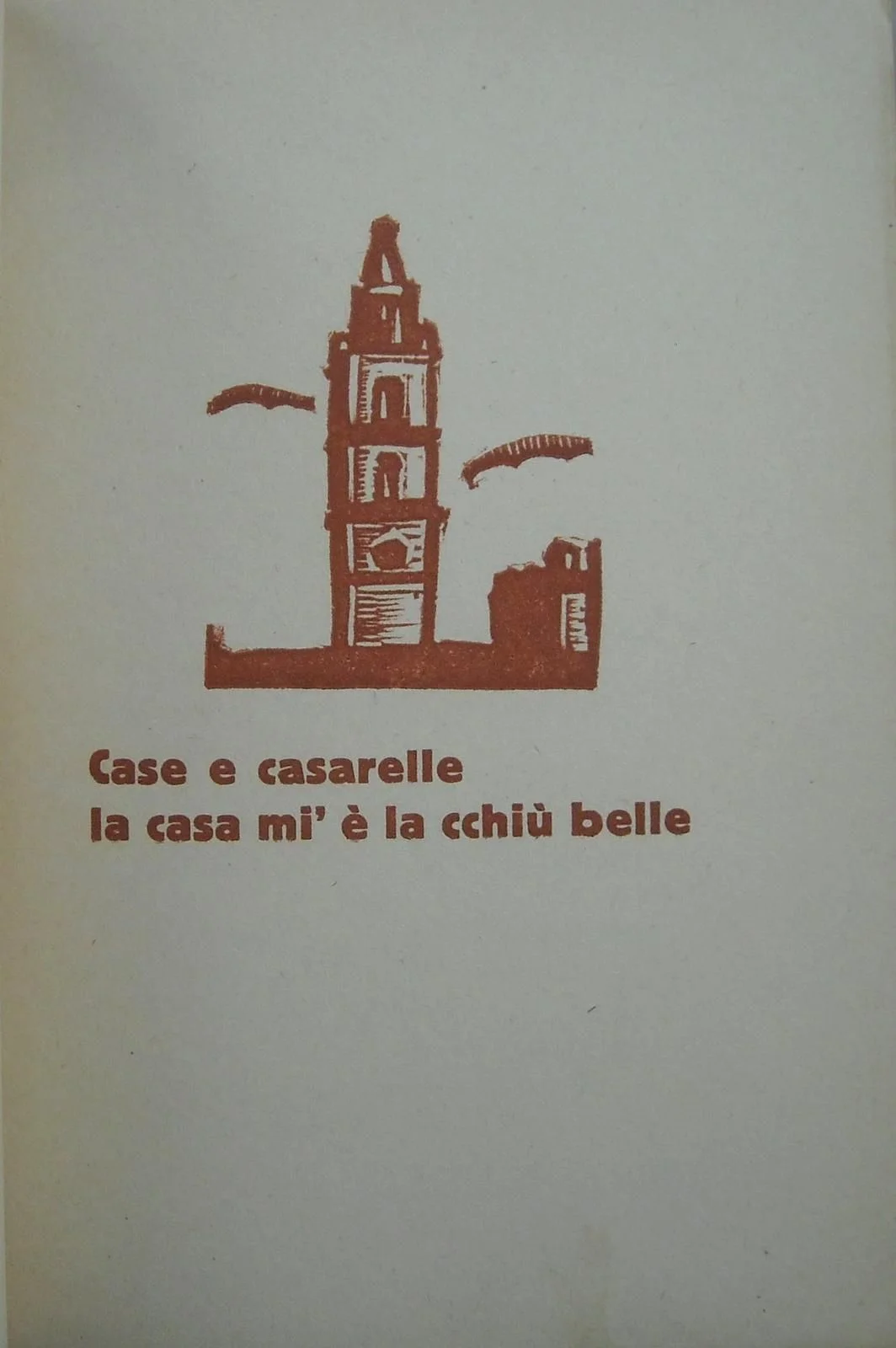 Sotte a la Torre: Poems in the Teramo Dialect by Guglielmo Cameli (1934)