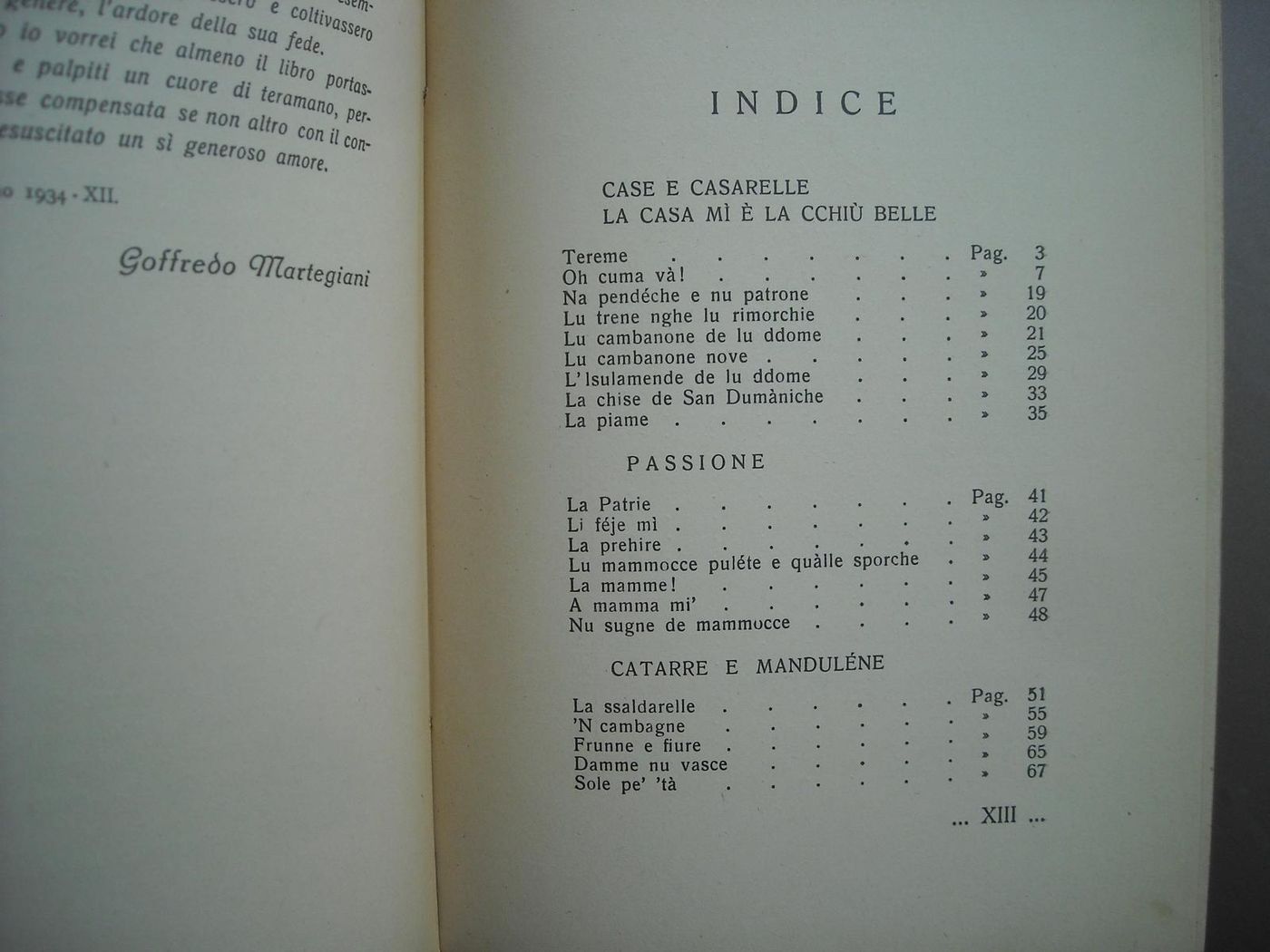 Sotte A La Torre: Poesie In Vernacolo Teramano Di Guglielmo Cameli (1934)