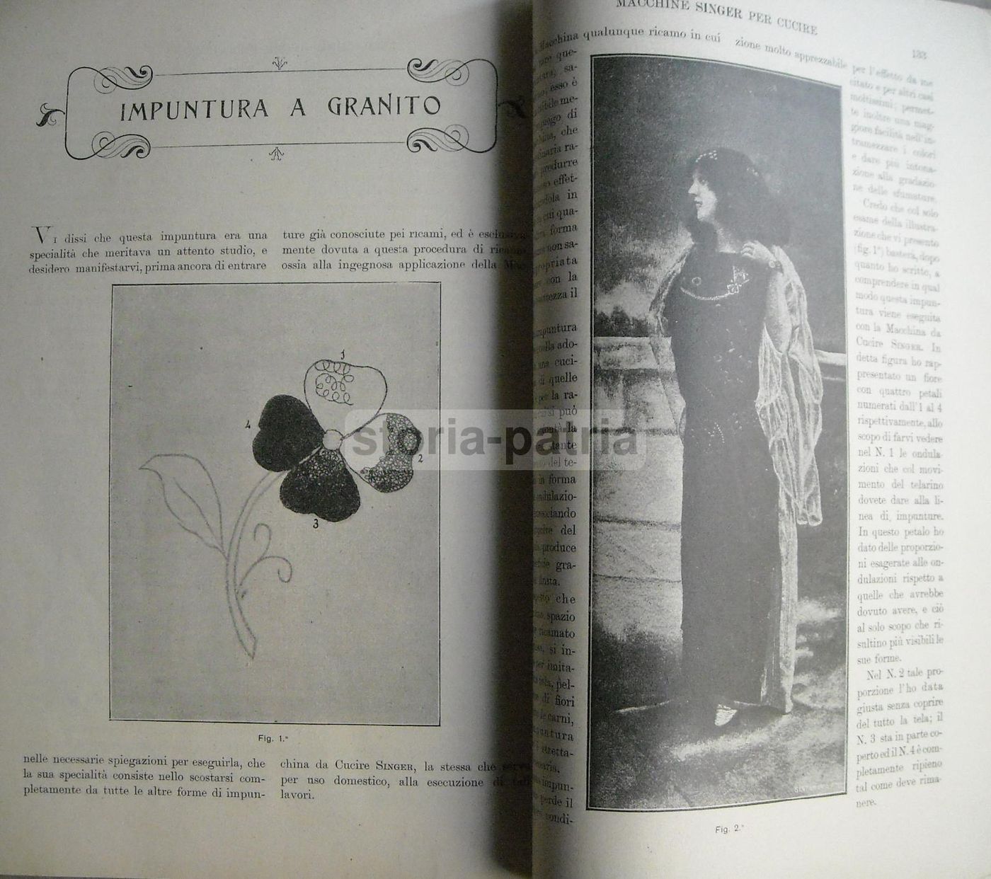 Manuale Ricamo Macchina Singer 1908 X. Dell'Aro Merletti Venezia