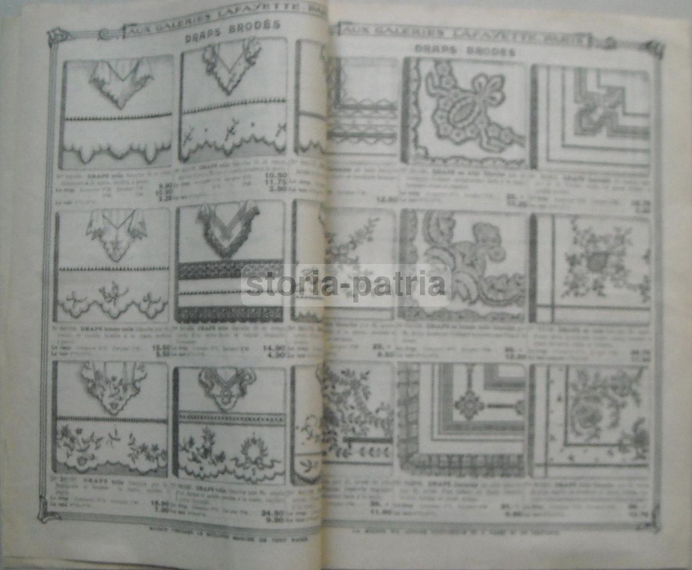 Catalogo Galeries Lafayette 1912: Tessuti, Biancheria E Lingerie, Parigi