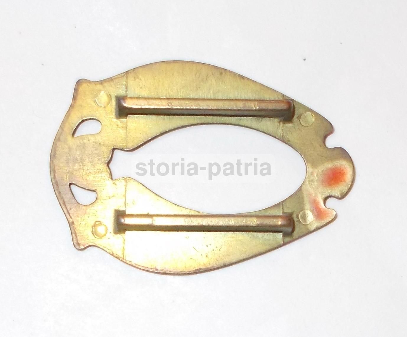 Fermaglio Art Déco Con Cuore Alato Smaltato, Anni '20 '50