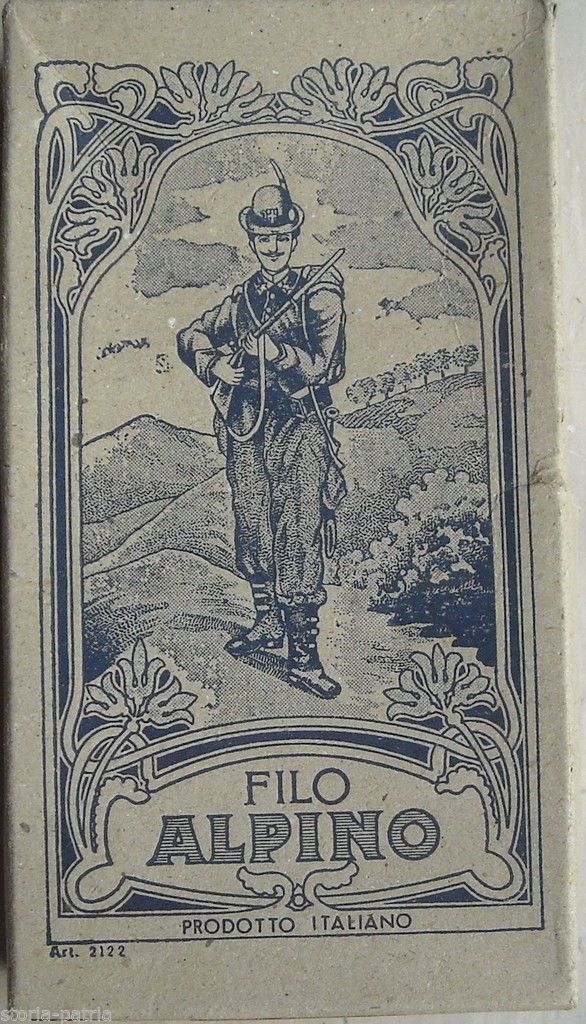 Astuccio Pubblicitario Filo Alpino, Anni '20 '30