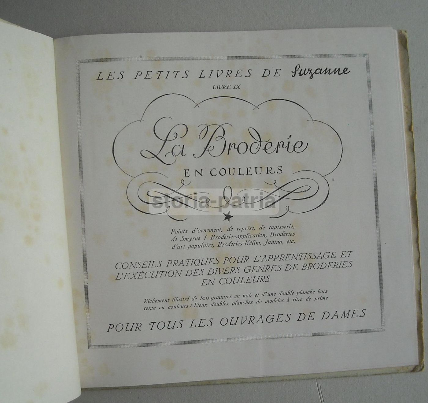 La Broderie En Couleurs: Manuale Di Ricamo, 1923