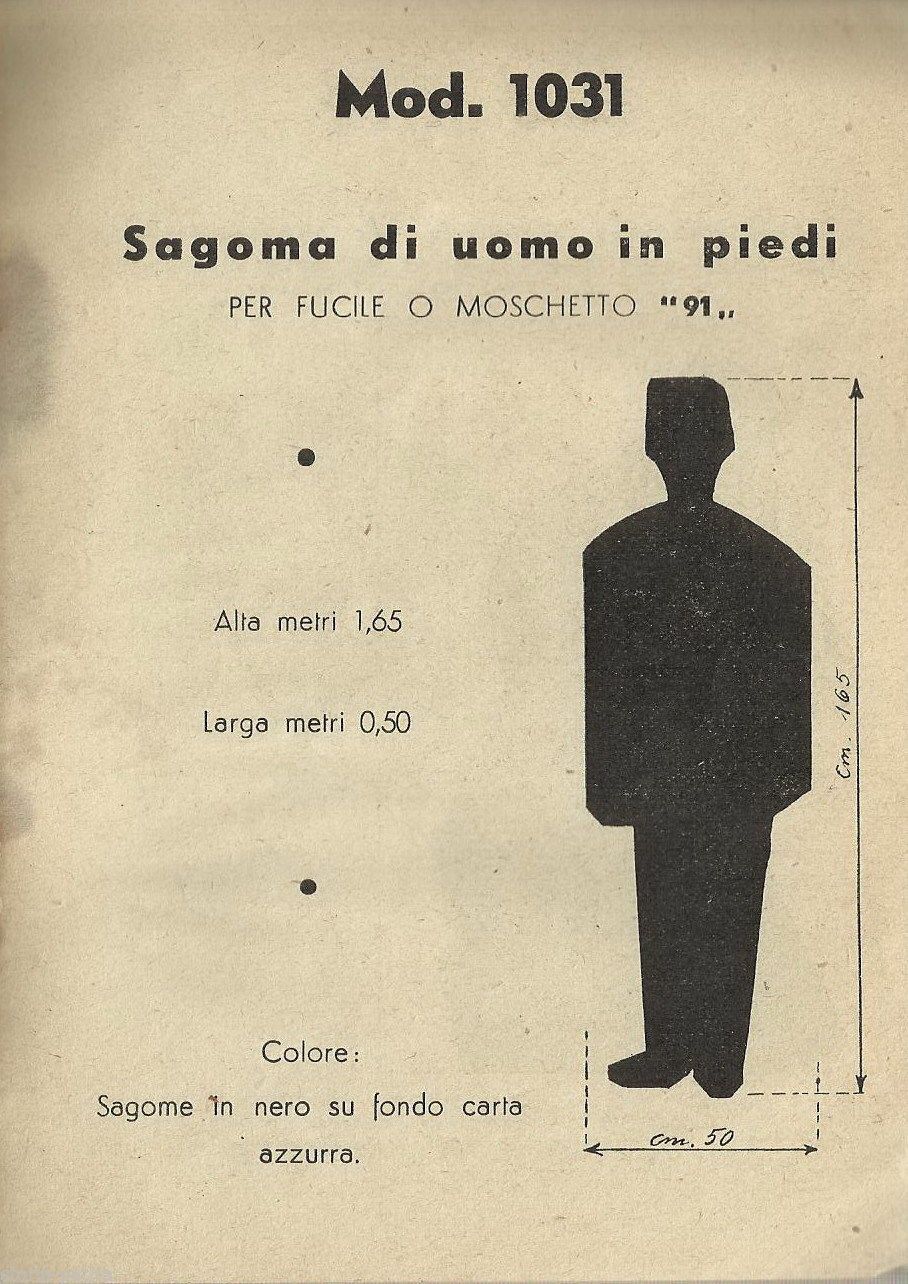 Catalogo Bersagli Mascherpa & Tavola Milano Anni '50 Tiro A Segno