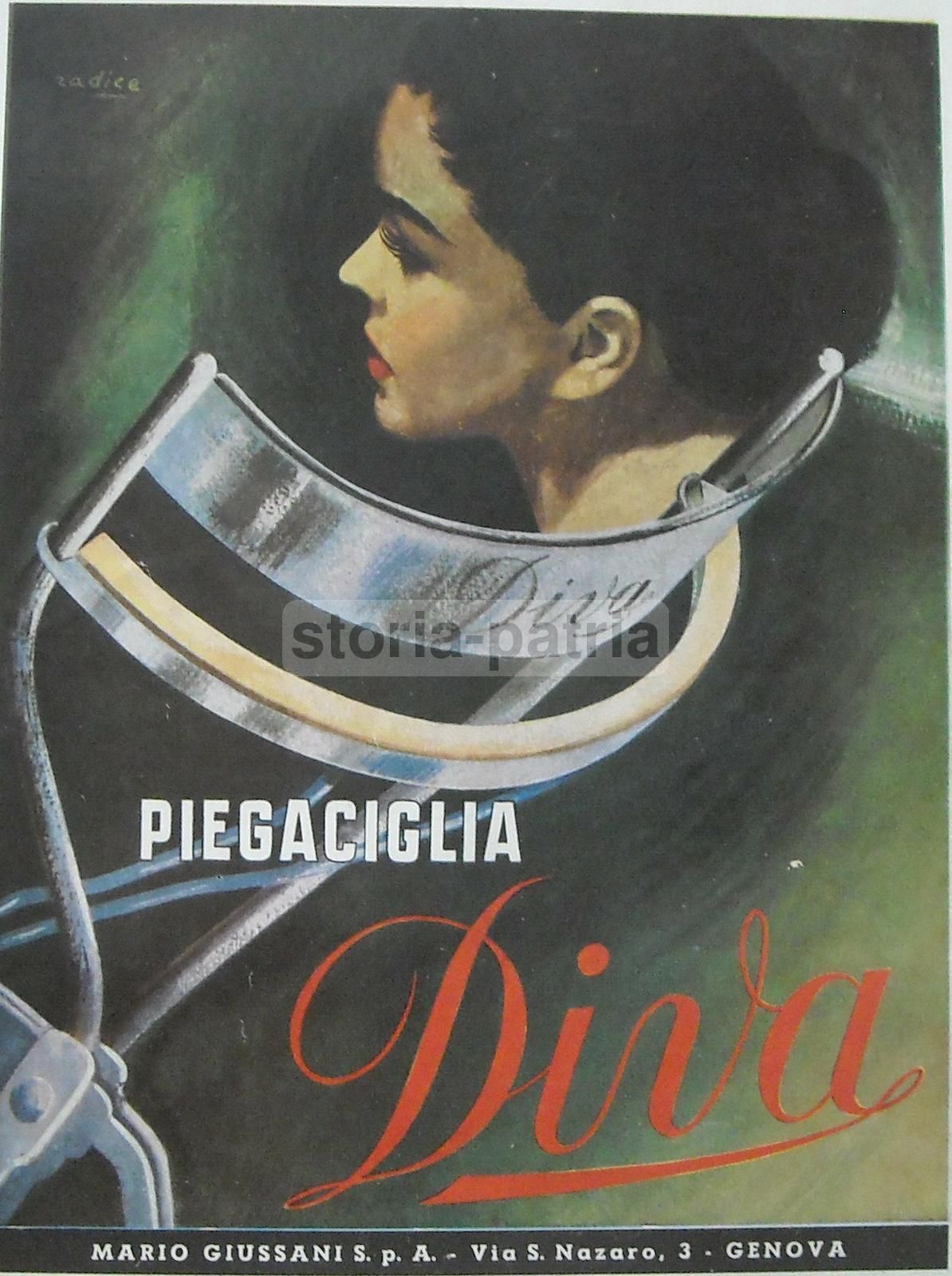 Pubblicità Vintage Tè Ati E Piegaciglia Diva, Anni '50