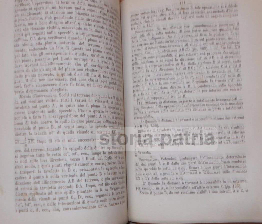 Corso Di Topografia, Giovanni Curioni, 1881, Torino, Con 32 Tavole