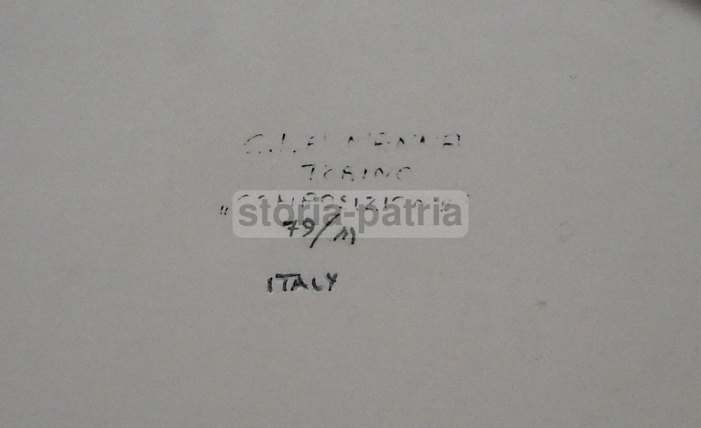 Pannello Ceramica C.I.A. Manna Torino Anni '50 Composizione Policromo