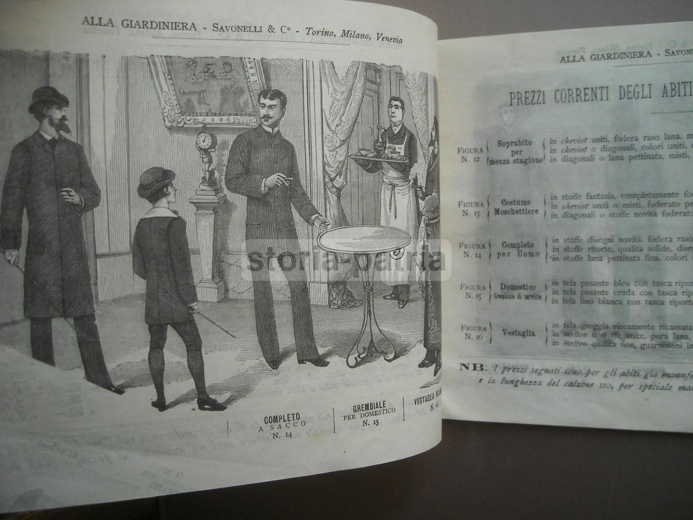 Catalogo Savonelli 1884 Abbigliamento Maschile Torino