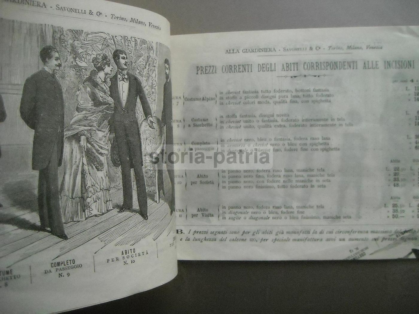 Catalogo Savonelli 1884 Abbigliamento Maschile Torino