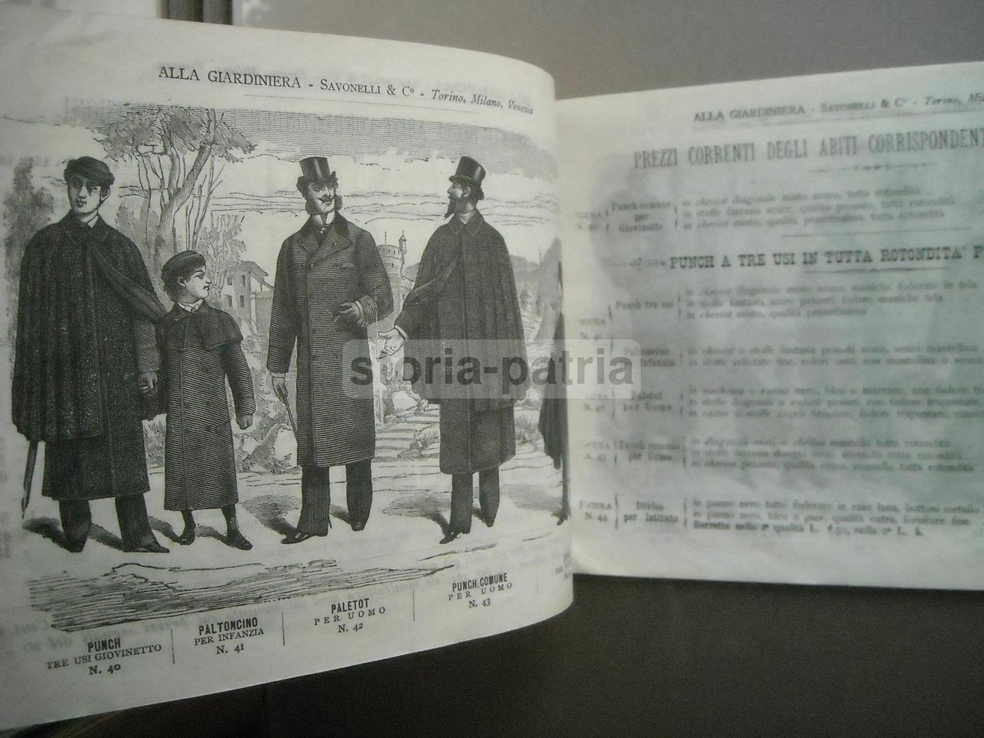 Catalogo Savonelli 1884 Abbigliamento Maschile Torino