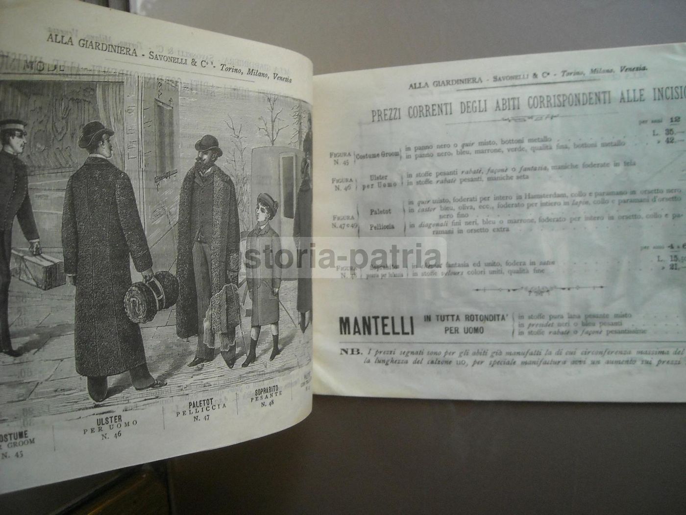 Catalogo Savonelli 1884 Abbigliamento Maschile Torino
