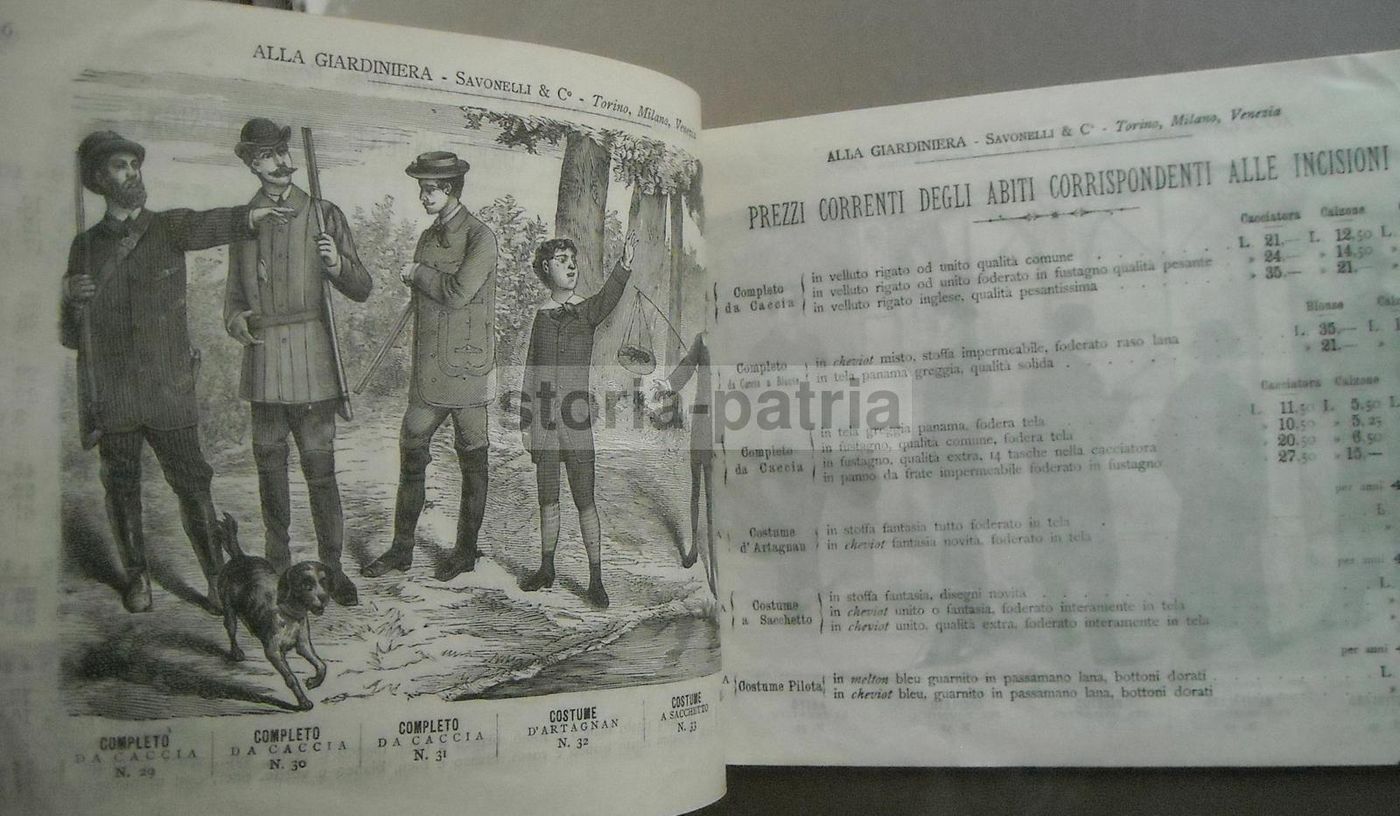 Catalogo Savonelli 1884 Abbigliamento Maschile Torino