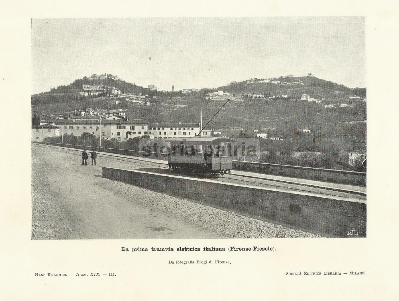 Tramvia Elettrica Firenze Fiesole, Fotografia Brogi, Anni '20
