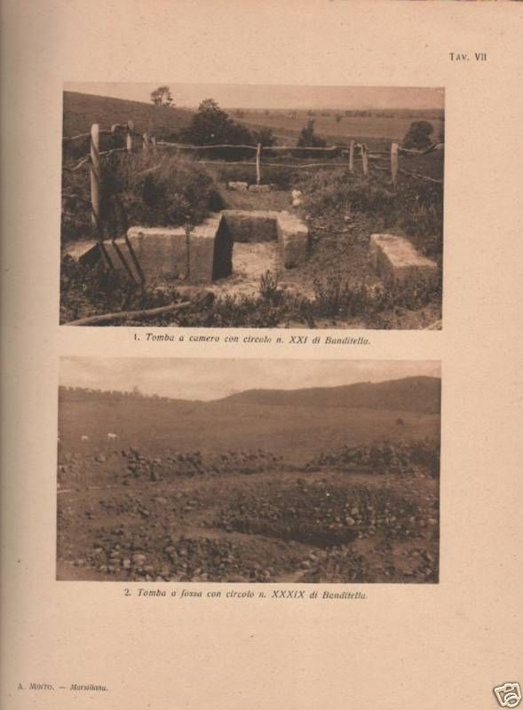 Marsiliana d'Albegna: Scoperte Archeologiche Principe Corsini 1921