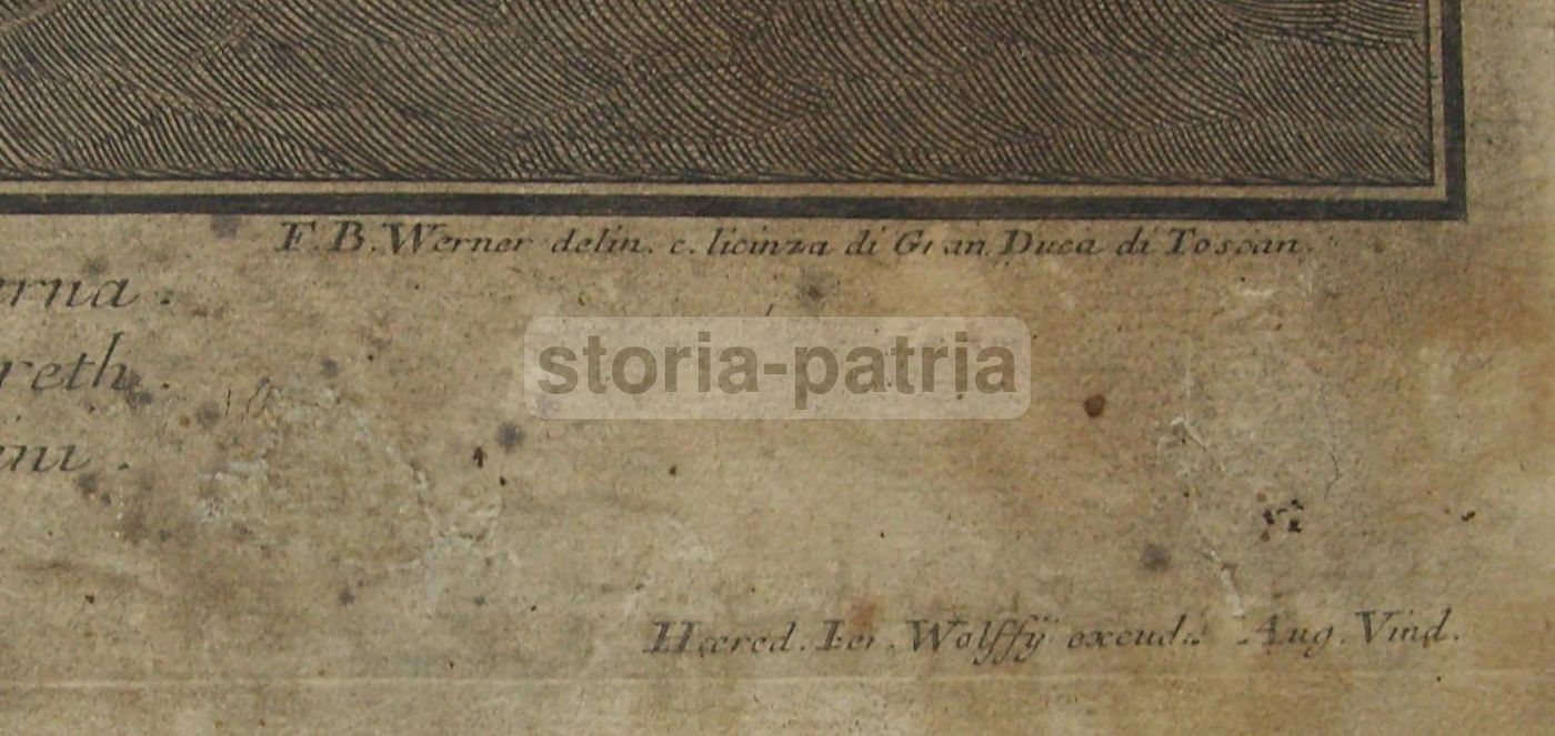 Veduta Panoramica Di Livorno (incisione All'Acquaforte Del XVIII Secolo)