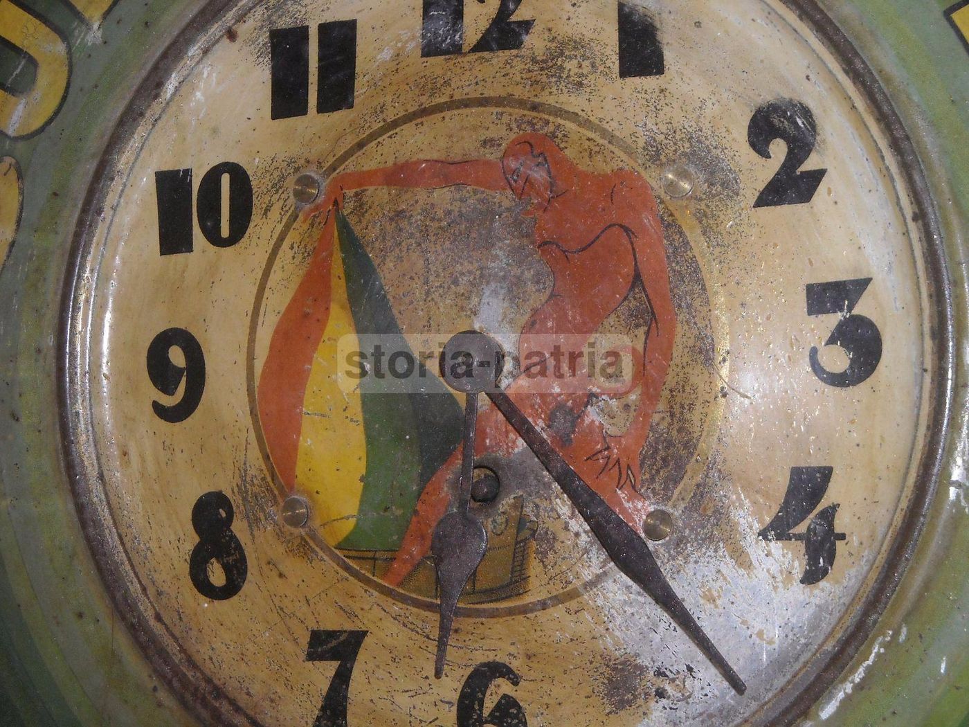 Orologio Pubblicitario Benelli Super Iride, Prato. Anni '20