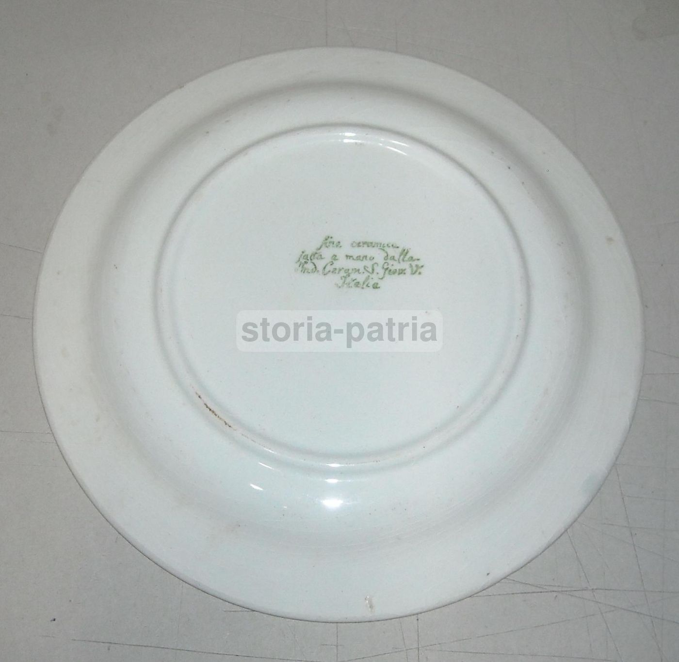 Coppia Di Piatti In Ceramica Di San Giovanni Valdarno, Anni '50