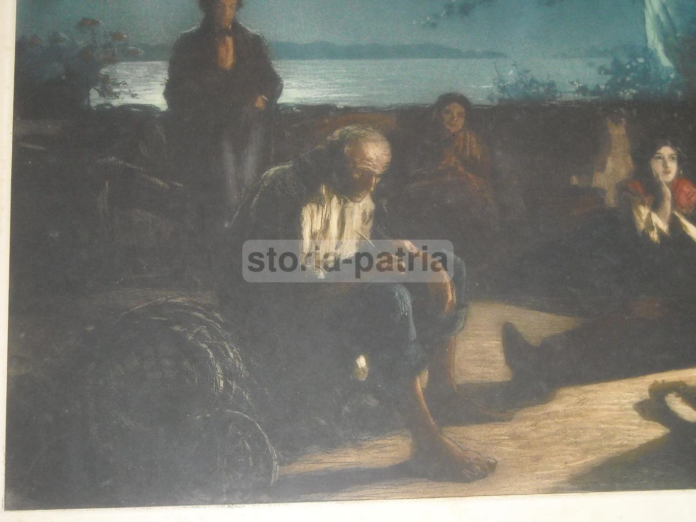 Graziella Di Lionello Balestrieri. Incisione All'Acquatinta A Colori, 1930 Circa