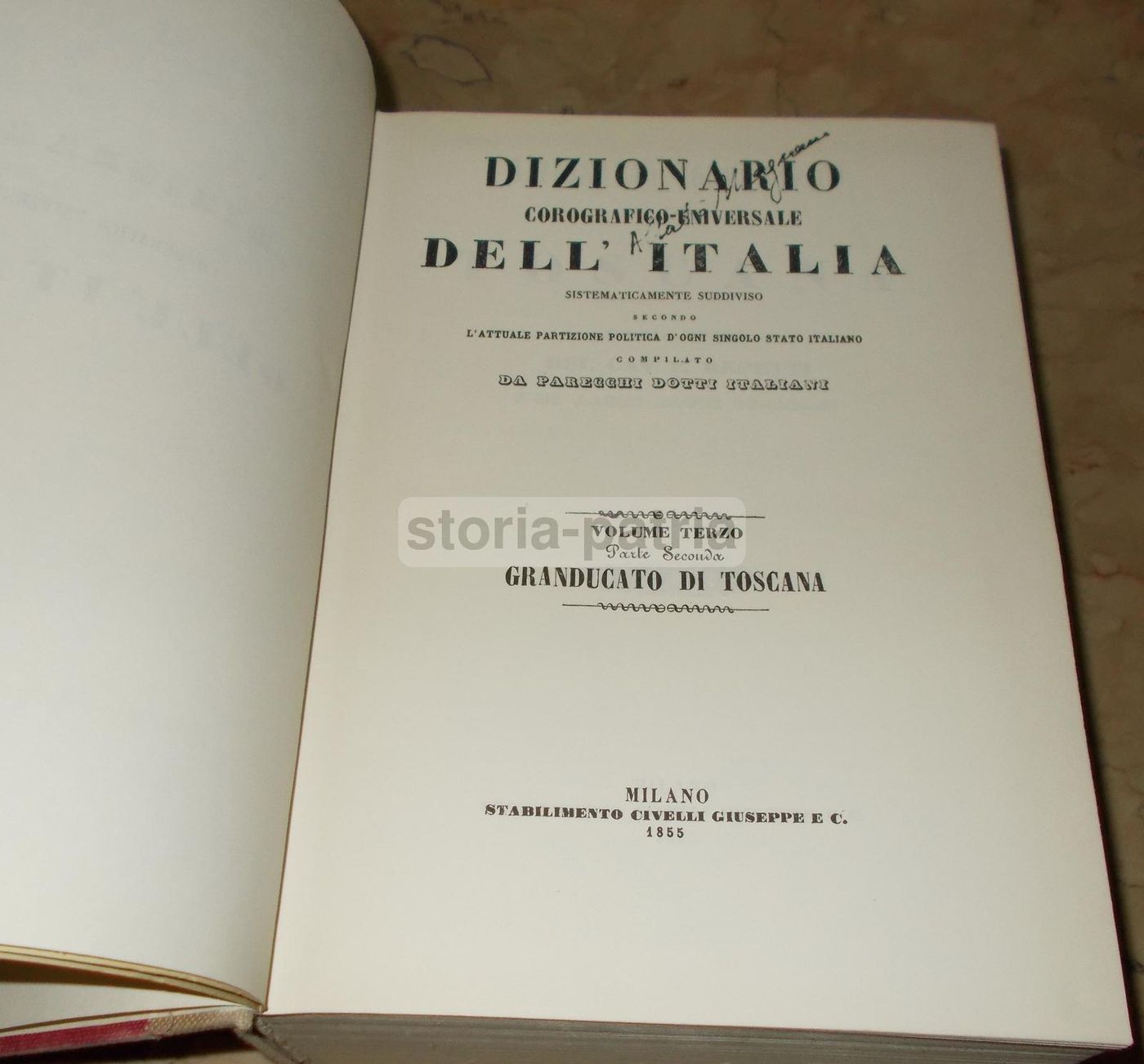 Dizionario Corografico Della Toscana, Repetti (Ristampa Anastatica 1977 Dell'Edizione 1855)