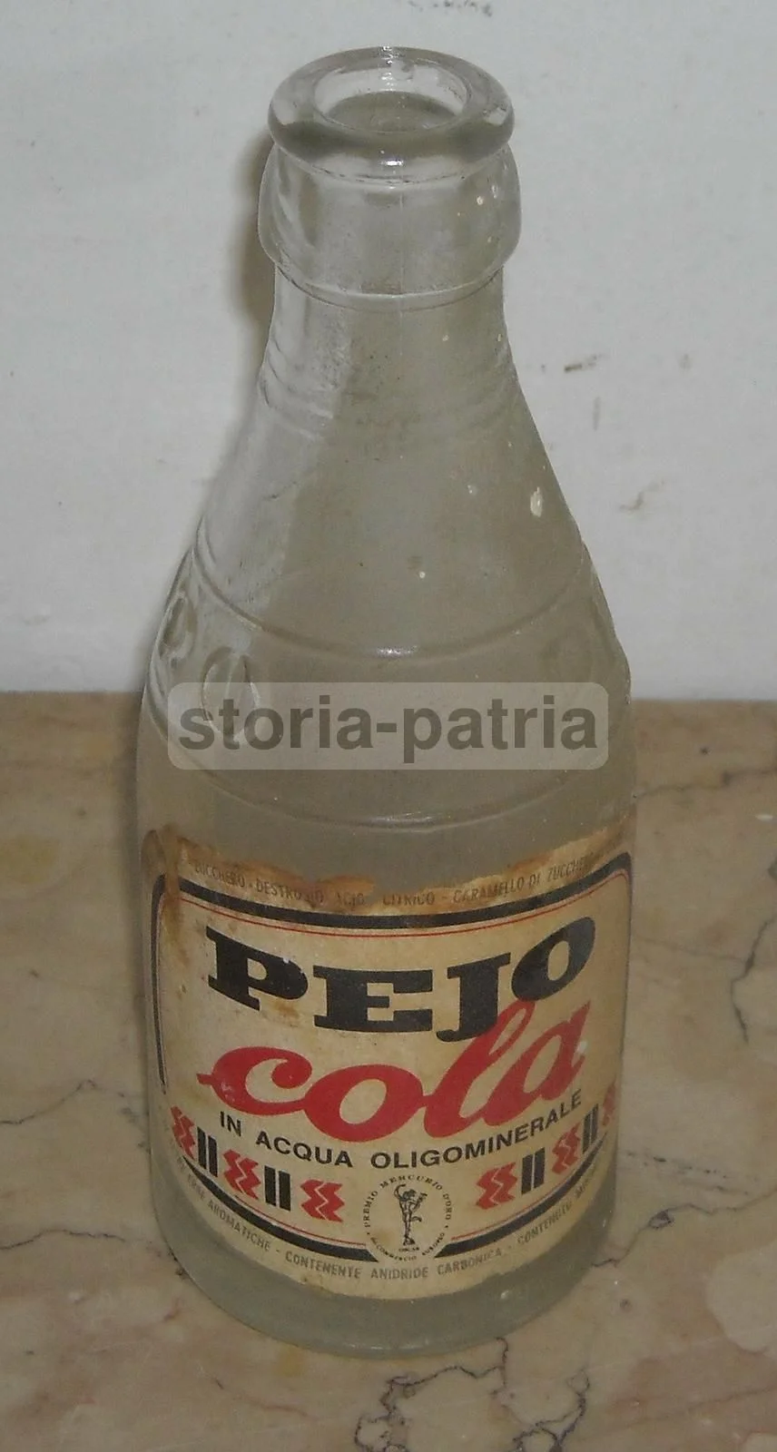 Vintage Pejo Cola Mineral Water Bottle, 1960s, Trentino