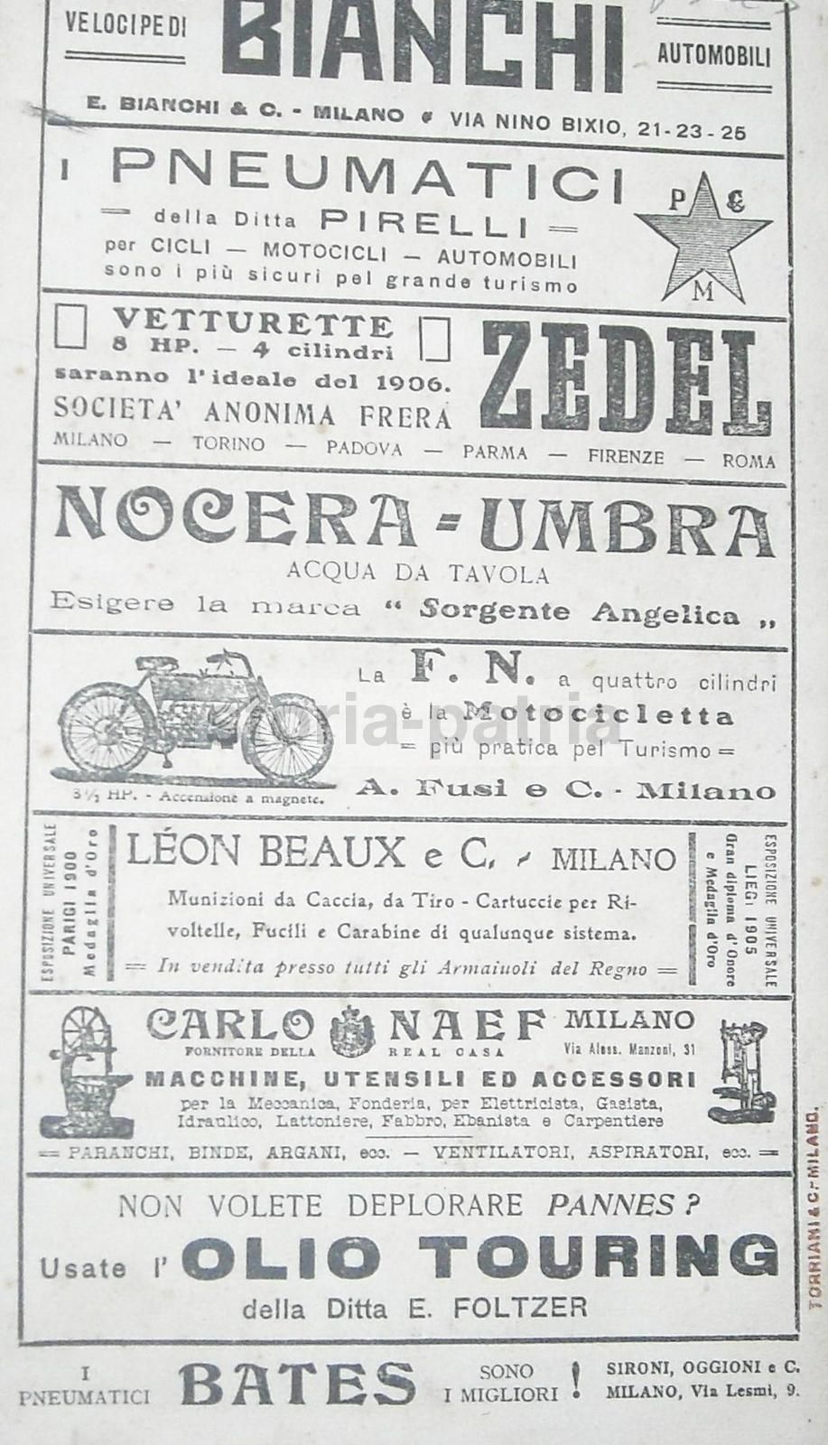 Mappa Geografica Trentino Tirolo Valtellina 1906 IGM Touring Club