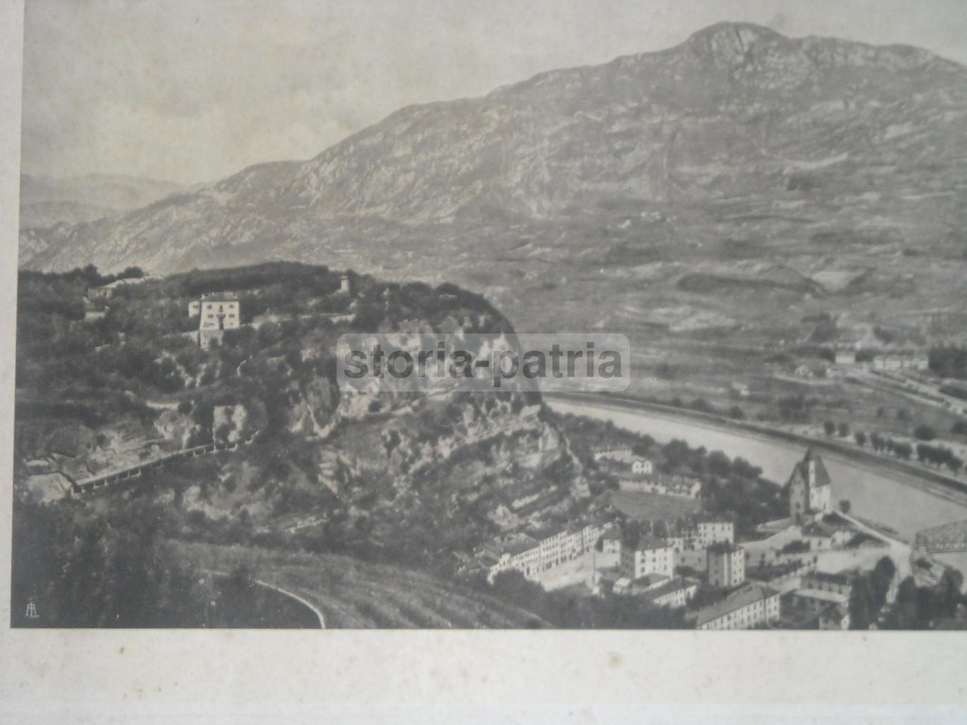 Fotografia Antica Di Trento, Veduta Panoramica, Circa Anni '30