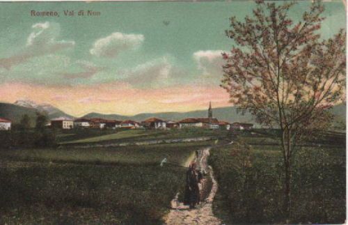 Cartolina Di Romeno, Val Di Non, Trentino, Primi '900: Veduta Panoramica