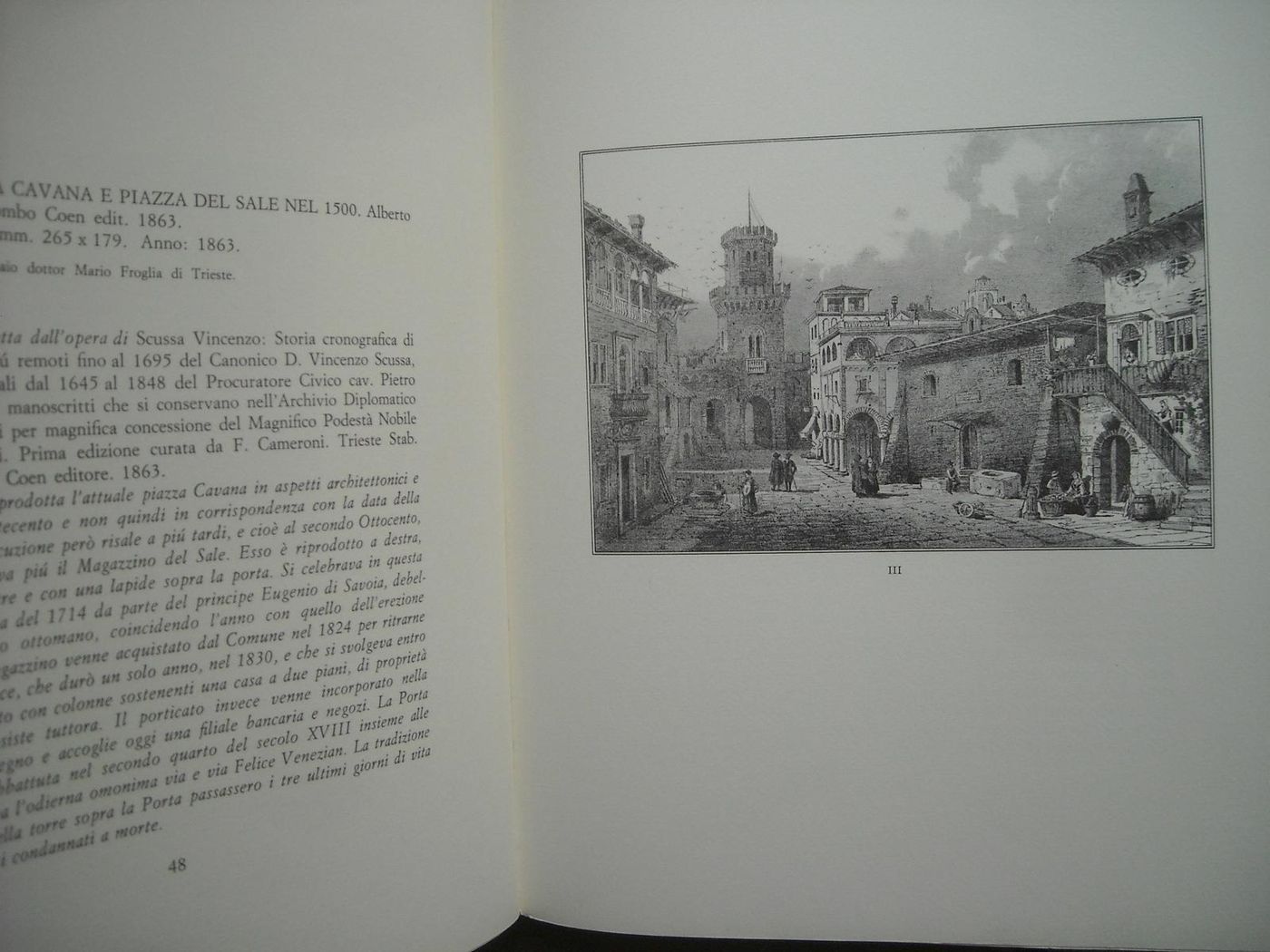 Antiche Stampe Di Trieste, Silvio Rutteri, 1967, LINT, Illustrato