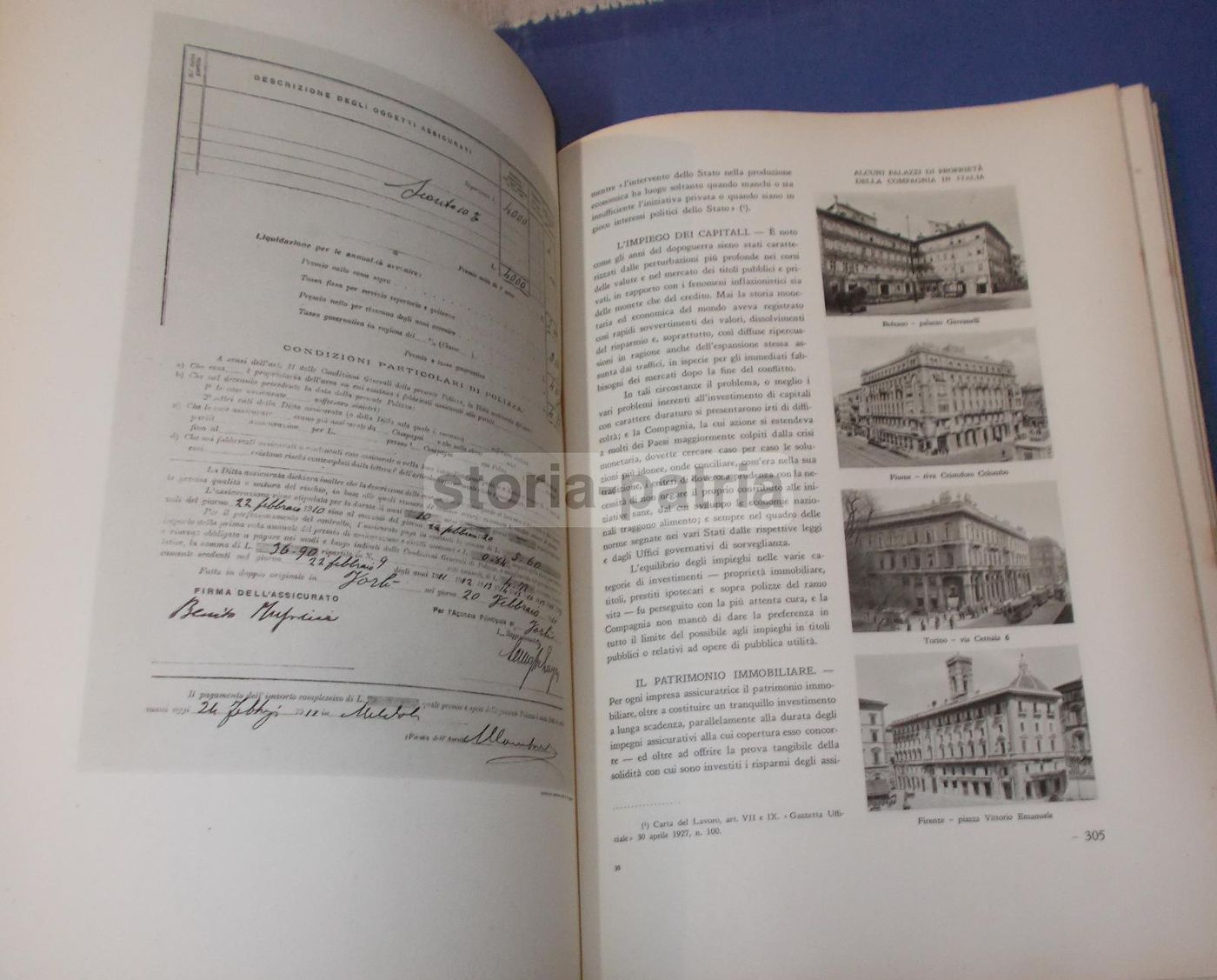 Riunione Adriatica Di Sicurtà 1838 1938 Volume Centenario Trieste