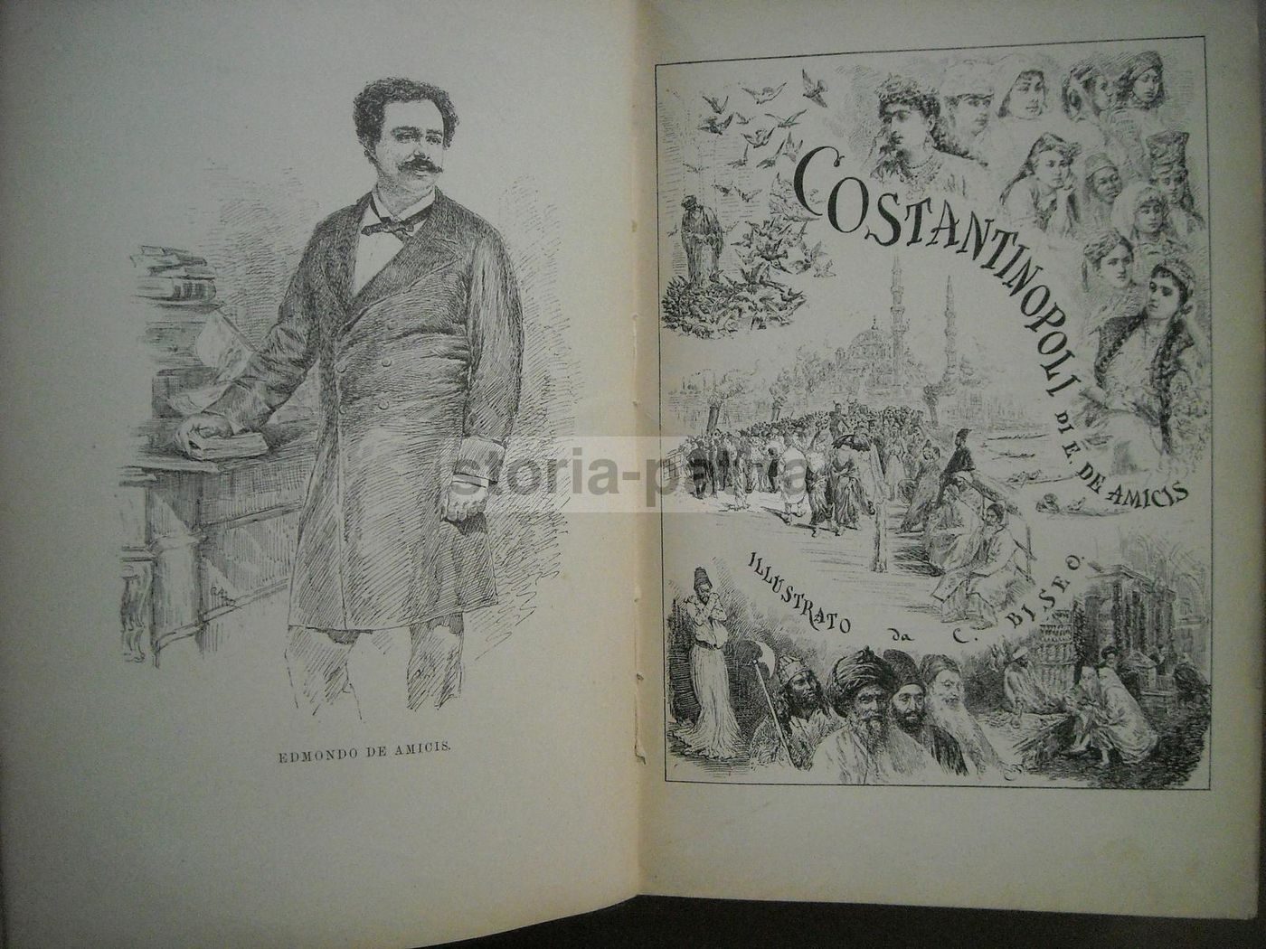 Costantinopoli, De Amicis, 1912. Illustrato Da Biseo, Istanbul, Turchia