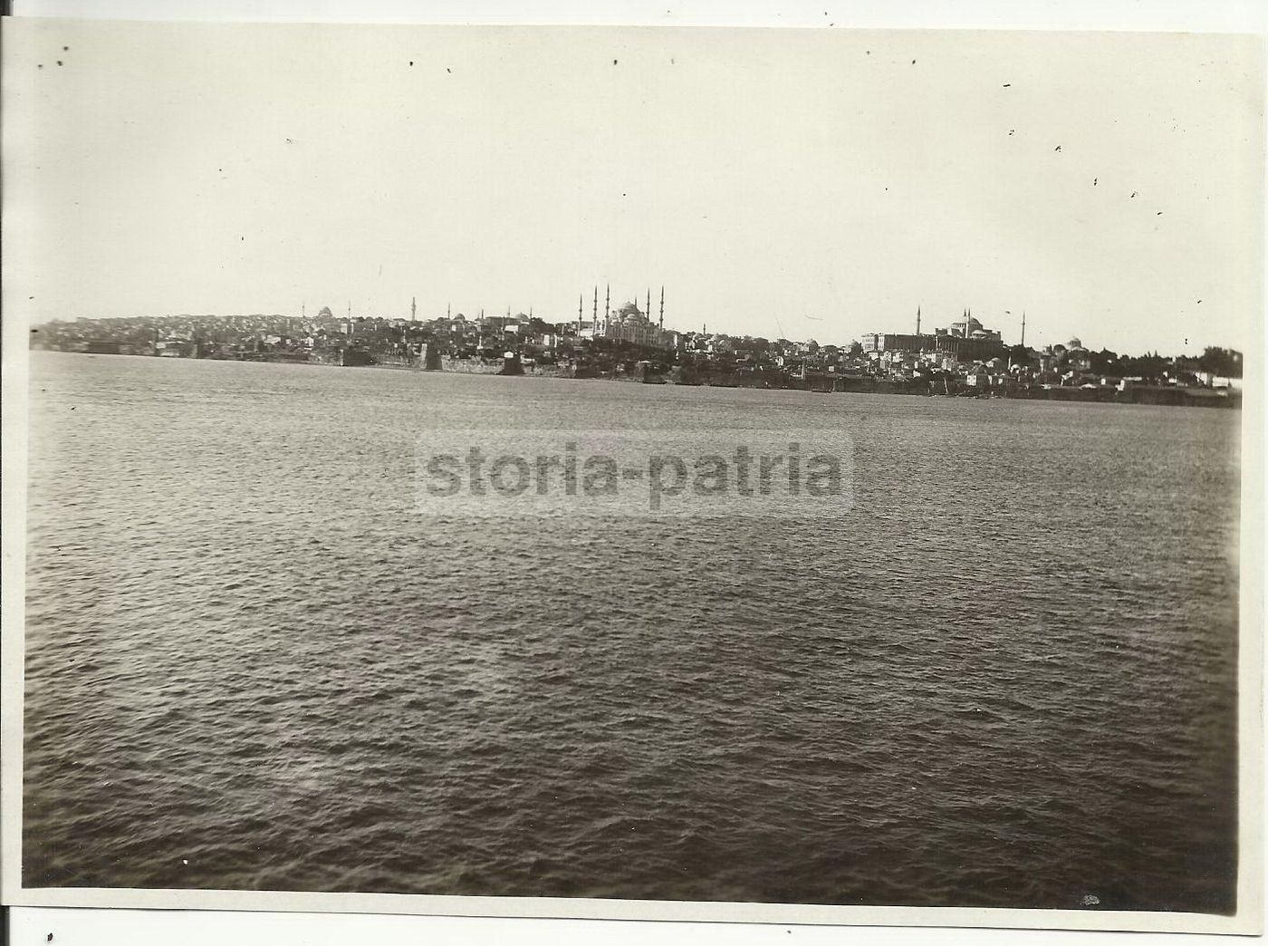 Istanbul Antica Fotografia Originale Panoramica Anni '30 Turchia