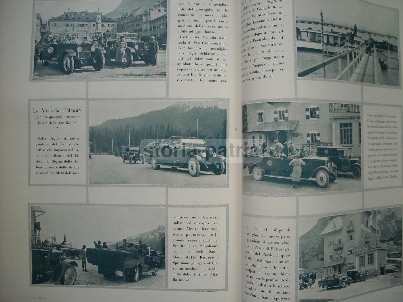 Vie Latine 1928 Cortina d'Ampezzo   Alberghi, Dolomiti, Venezia, Bologna