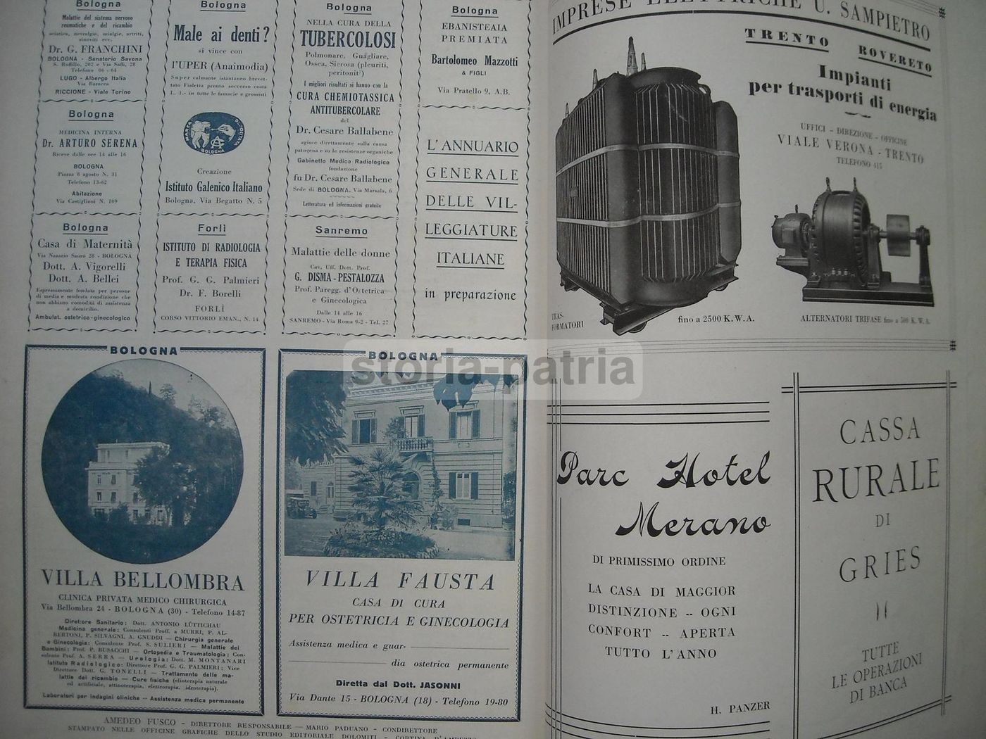 Vie Latine 1928 Cortina d'Ampezzo   Alberghi, Dolomiti, Venezia, Bologna
